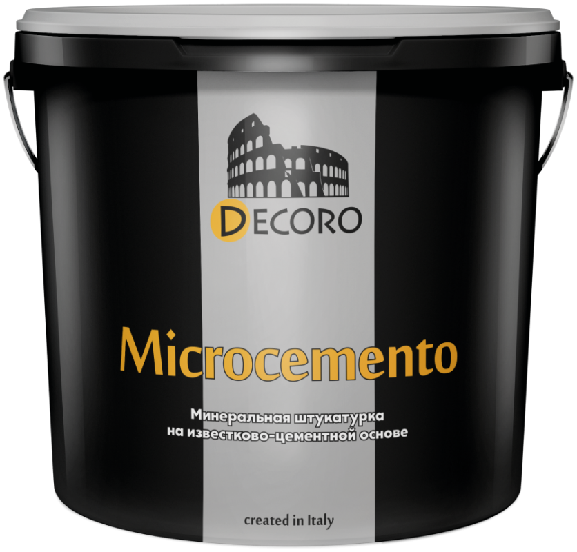 Microcemento декоративное покрытие (однокомпонентная сухая смесь) для внутренних и наружных работ